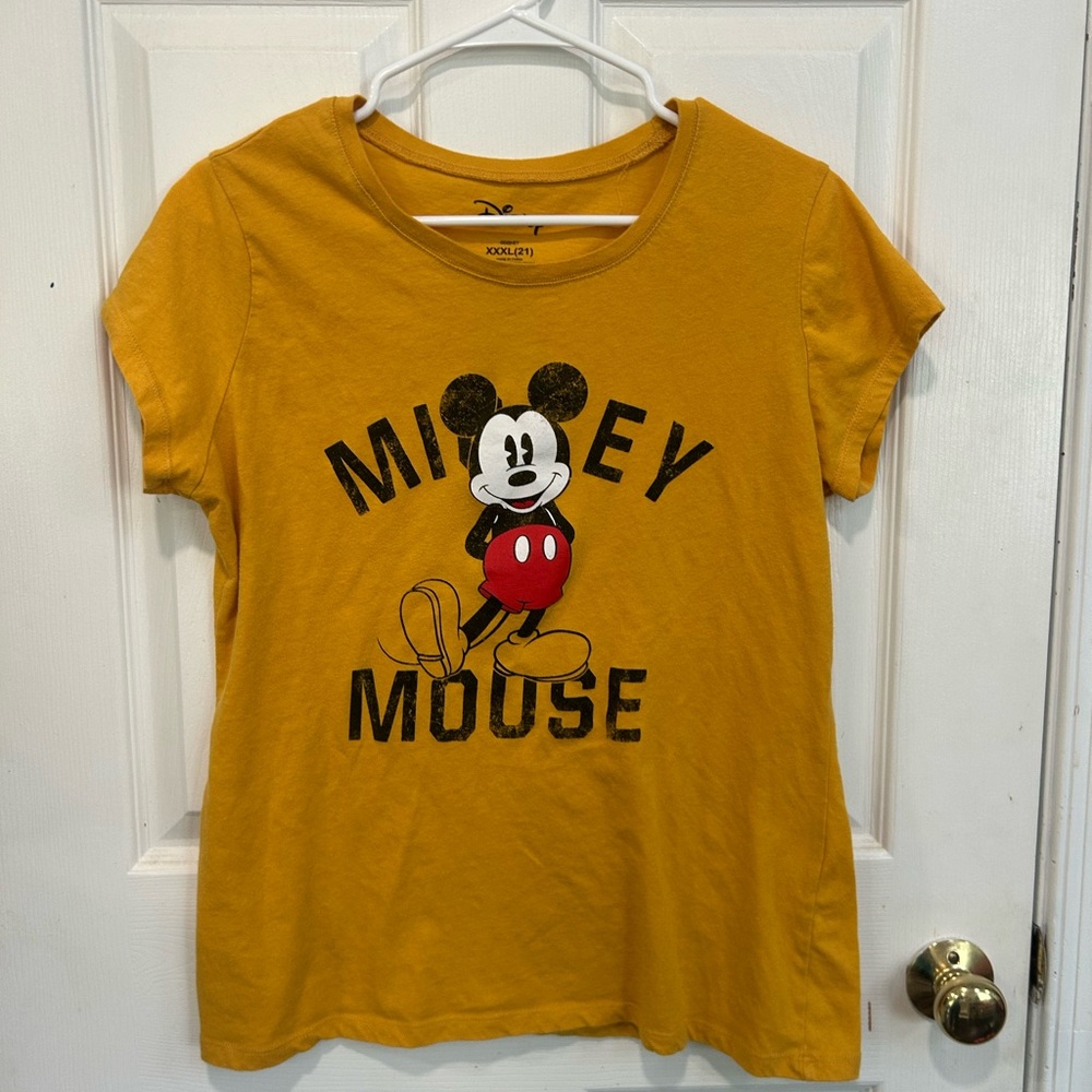 Disney Mustard Mickey Mouse Kids T-Shirt
